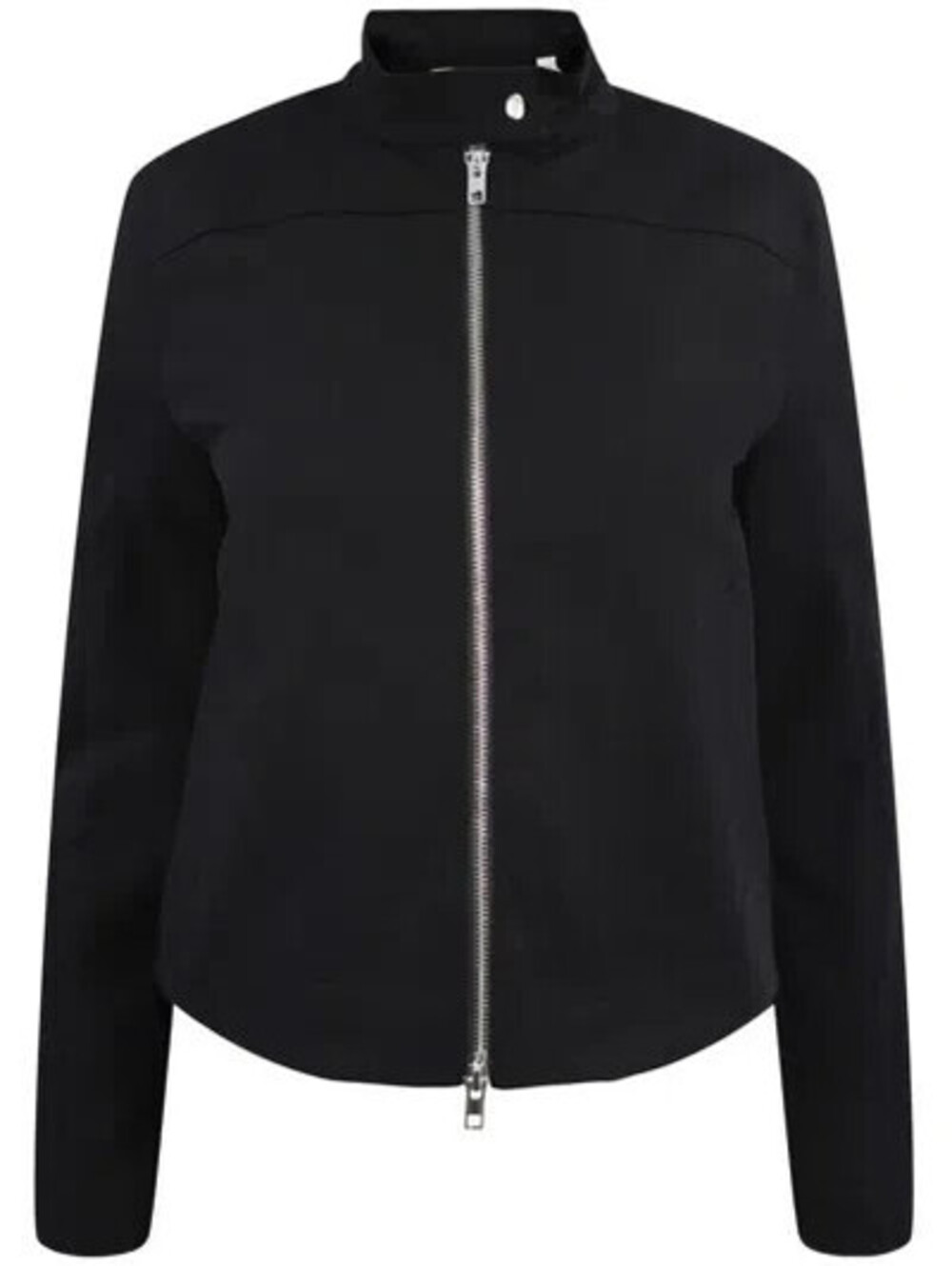 New, Vince Shrunken Stretch Cotton Motocross Jacket in black Sz 12 #SJ2704